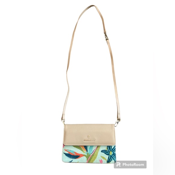 SPARTINA 449 Cross Body Bag Floral & Cream - Picture 2 of 15